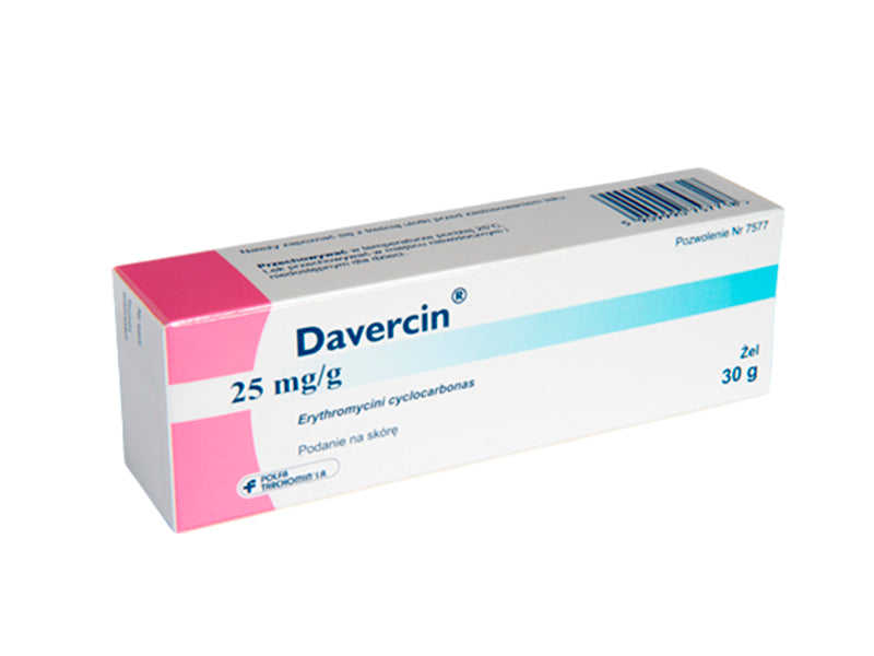 Davercin 25mg/g gel 30g