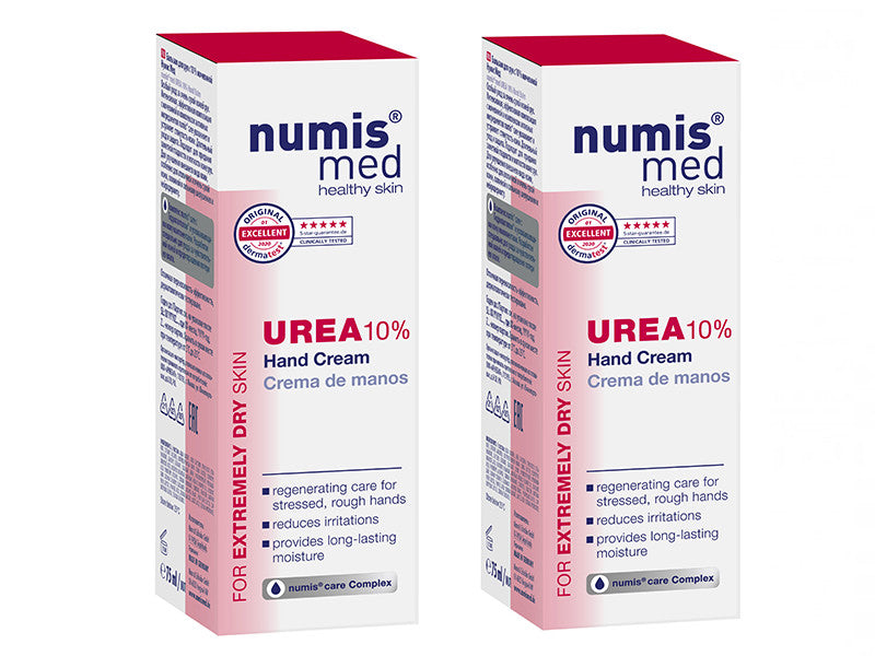Numismed Balsam reparator pentru miini cu uree 10% 75ml 1+1 Cadou