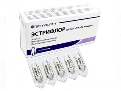 Estriflor 0.03mg+10^8 UFC ovule