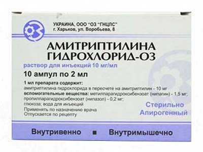 Amitriptilin OZ 20mg/2ml sol.inj.