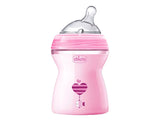 Детская бутылочка Chicco NaturalFeeling Pink 250 мл 8082511