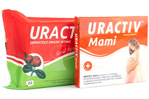 Uractiv Mami caps.+Servetele umede Cadou