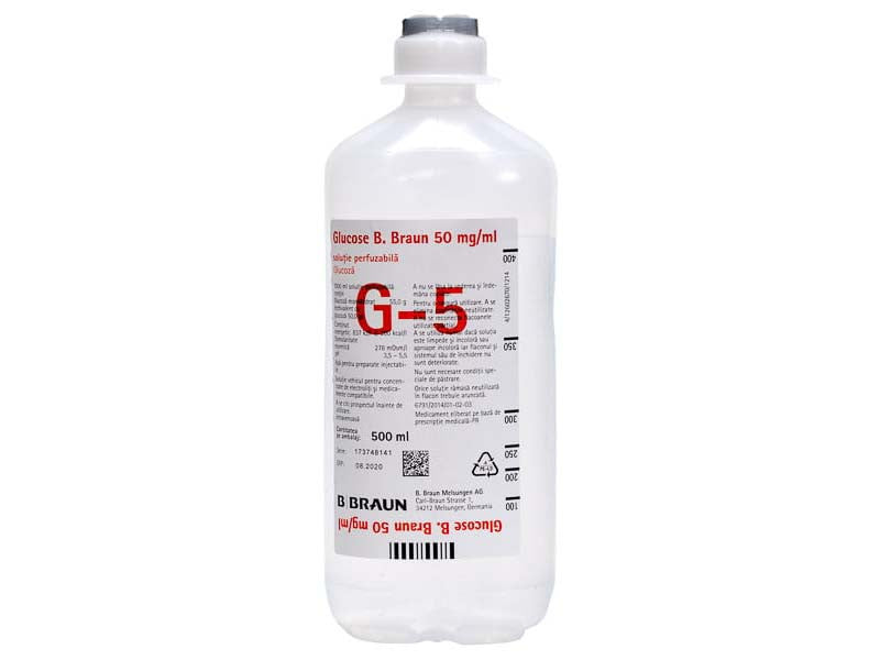 Glucoza 50mg/ml sol.perf. 500ml