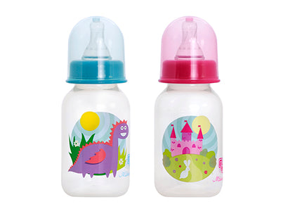 POMA Biberon Vis pt hranire 125ml (PP,silicon flux lent) 0+ (4010)