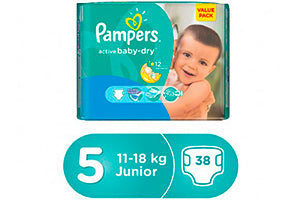 Pampers 5 JUNIOR n.38