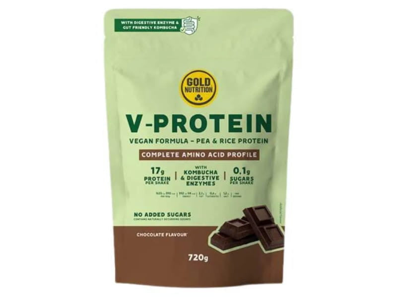 Gold Nutrition Растительный протеин со вкусом шоколада V-Protein, 720 г
