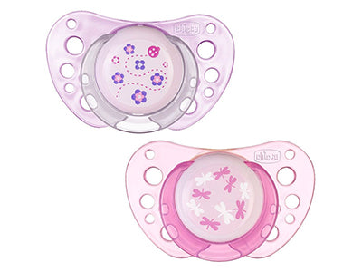 Chicco suzeta Physio Air Pink silcon 0-6M 2buc