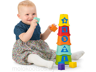 Chicco Jucarie 2 in1 cupe colorate 6-36M 93730