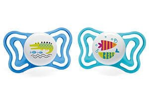 Chicco Suzeta new Physio Light BOY silicon 2-6M 2buc