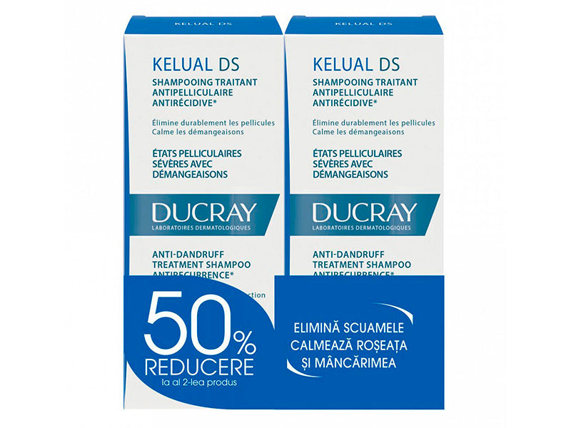 Ducray Sampon Kelual DS 100ml 1+1 50%