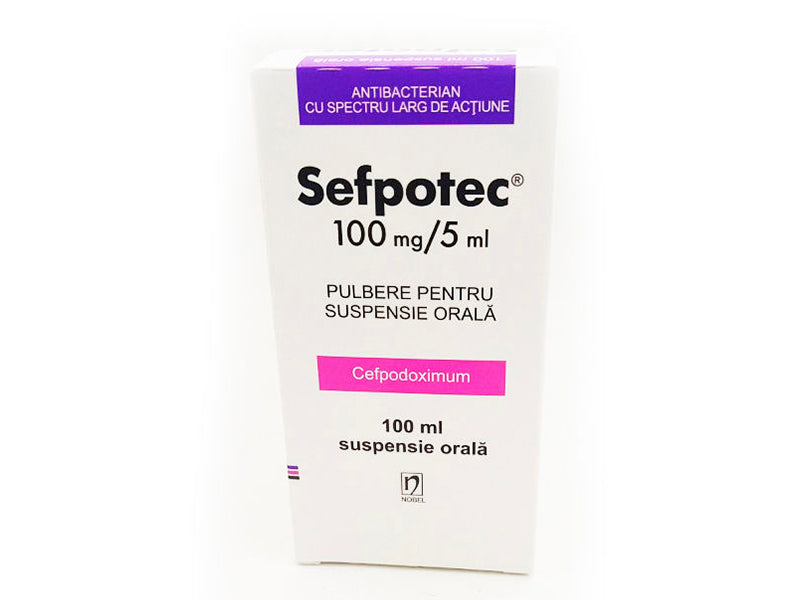 Sefpotec 100mg/5ml pulb.susp.orala 100ml
