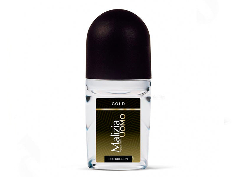 Malizia Uomo Deodorant Roll-on p/u barbati Gold 50ml