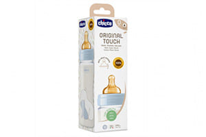 Chicco Biberon Original Touch sticla new- tetina din latex Boy 240ml
