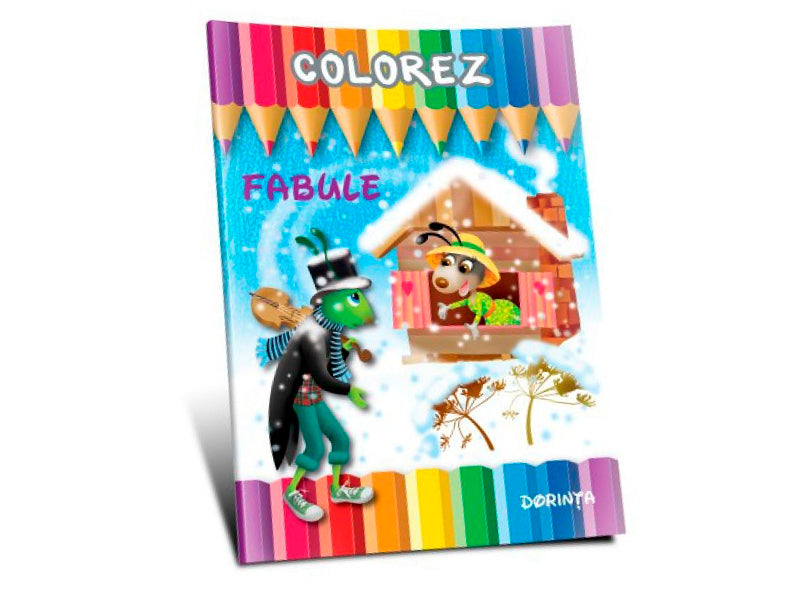 Carte colorez fabule