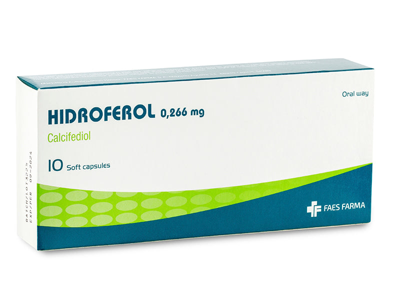 Hidroferol 0.266mg cap.moi (Vitamina D3 16.000UI)