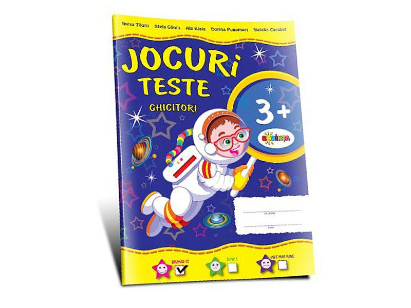Carte Jocuri teste 3+ c/d