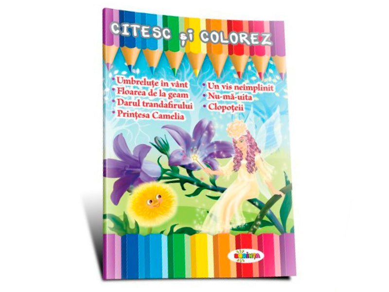Carte Citesc si colorez Umbrelute