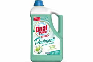Dual Power Solutie p/u spalat pardosele universal Green Apple Jasmine 5L