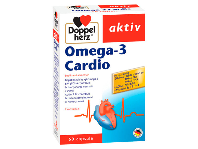 Doppelherz Omega 3 Cardio caps.