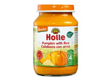 Holle piure de dovleac si orez (4 luni+) 190g