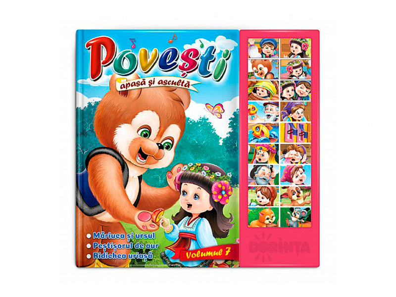 Carte cu sunete Povesti Vol.7