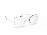 Rama optica Silhouette Titan Dynamics Contour 5540/CT-8640-54/17, High-Tech Titanium, p/u femei, Rimless