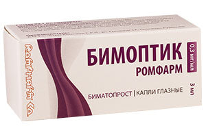 Bimoptic Plus Rompharm 0,3 mg/5 mg/ml / 3 ml picături oftalmice, soluţie