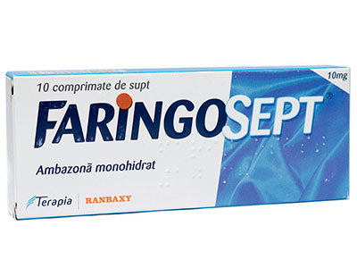 Faringosept 10mg comp.de supt