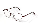 Оптическая оправа Top Classic TP8990 C3 бордовый металл, женская, кошачий глаз