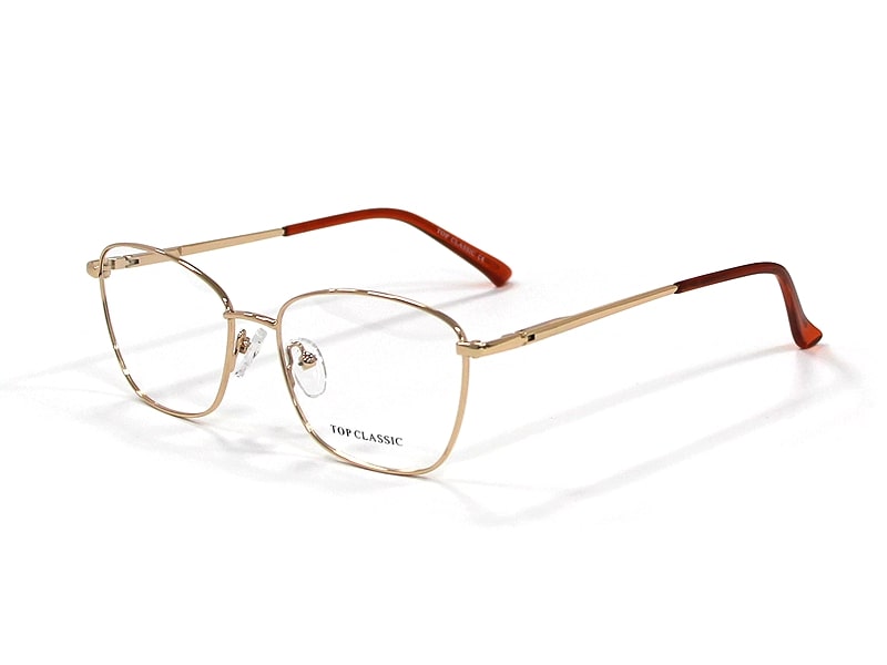 Rama optica Top Classic TP8998 C4, 53-18-140, gold, 2025, din Metal, p/u femei