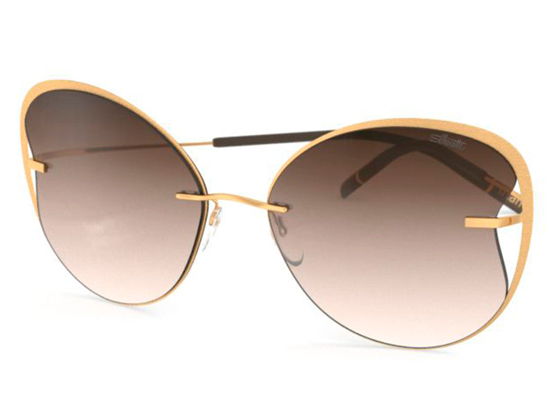 Ochelari de soare Silhouette Titan Accent Shades 8173/75-7530-00/00, High-Tech Titanium, p/u femei