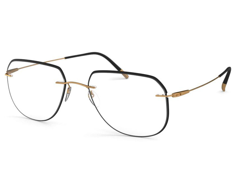 Rama optica Silhouette Dynamics Colorwave 5500/FY-7730-53/17, High-Tech Titanium, p/u femei, Rimless