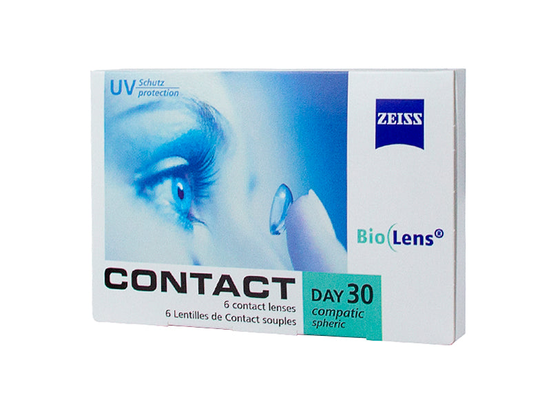 Lentile de contact ZEISS Contact Day 30 Compatic sferice 1 luna N6 (dioptria -2.50)
