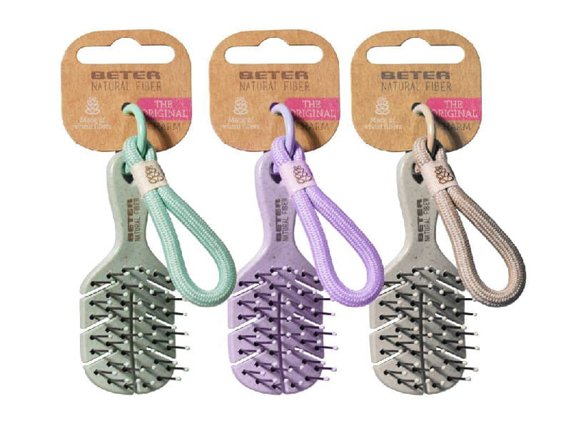 Beter Breloc in forma de perie Natural Fiber