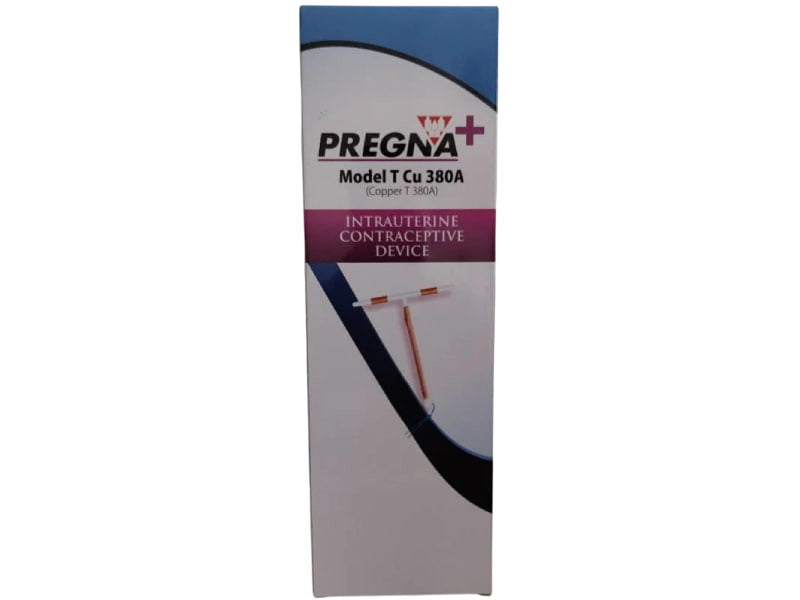 Dispozitiv sterilet intrauterin Pregna+ T Cu 380A