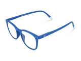 Ochelari pentru calculator Expert cu lentile Blue Light Protect, model Torino Navy Blue, +3.50