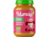 Mamuko Piure cu legume si carne de vita organic 190 g