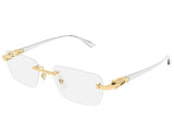 Rama optica Cartier CT0662O-005 57, din Titan p/u barbati