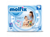 Molfix 4+ Scutec pentru copii 9-16 kg