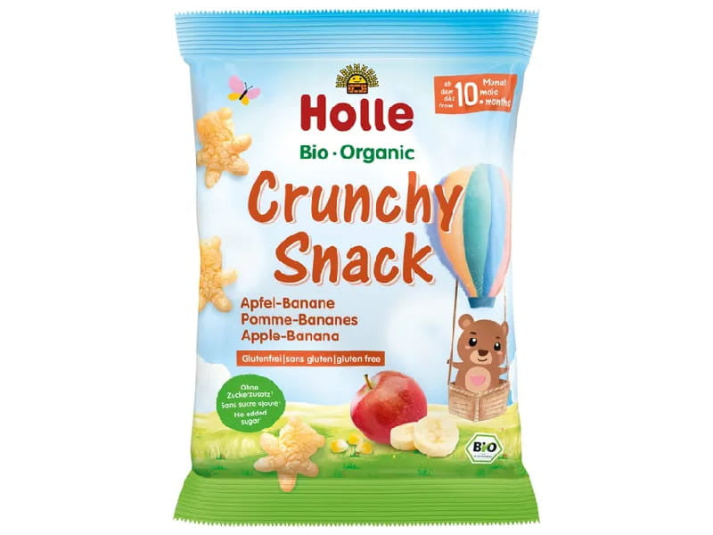 Holle Bio Organic Кукурузный снек с яблоком и бананом (с 10 месяцев), 30 г