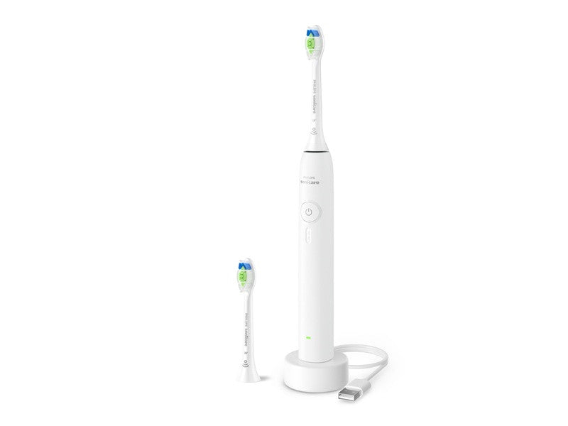 Philips Sonicare Seria (C)3100 Periuta de dinti sonica electrica alba + 2 rezerve (HX4032/21)