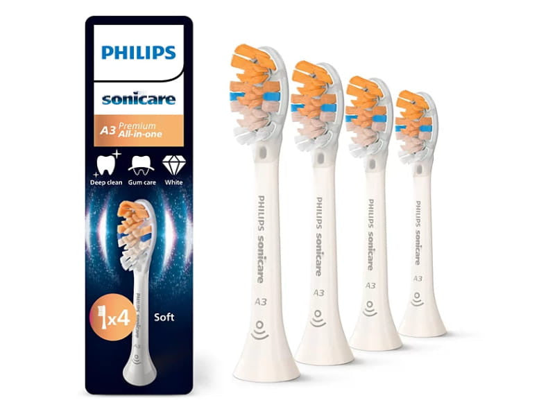 Philips Sonicare Premium All-in-One Rezerve Periuta de dinti alba 4 buc HX9094/87