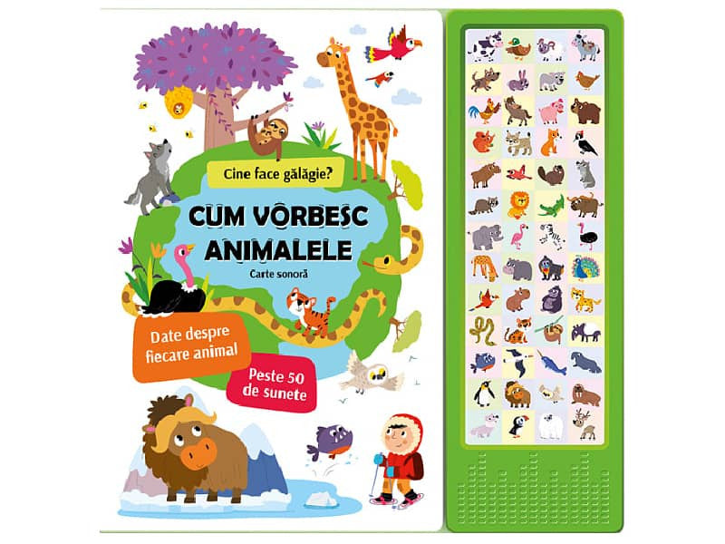 Carte Carte sonora. Cum vorbesc animalele. Cine face galagie?
