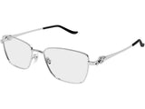 Rama optica Cartier Panthere de Cartier CT0600O-002/55-17-135, 2025, din Metal, p/u femei