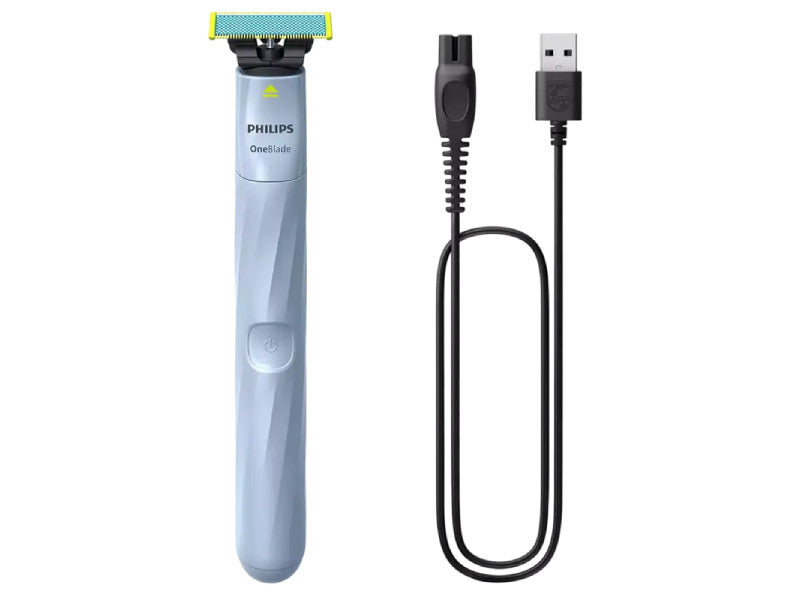 Philips PC OneBlade 1st Shave с антифрикционным лезвием, синий, QP1326/20