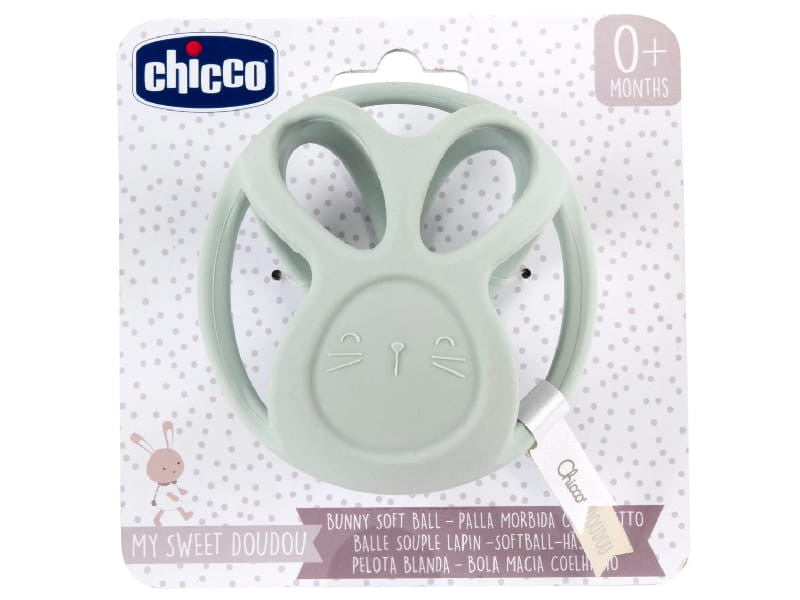 Chicco Jucarie DouDou Minge Moale silicon Iepuras 0M+ 125420