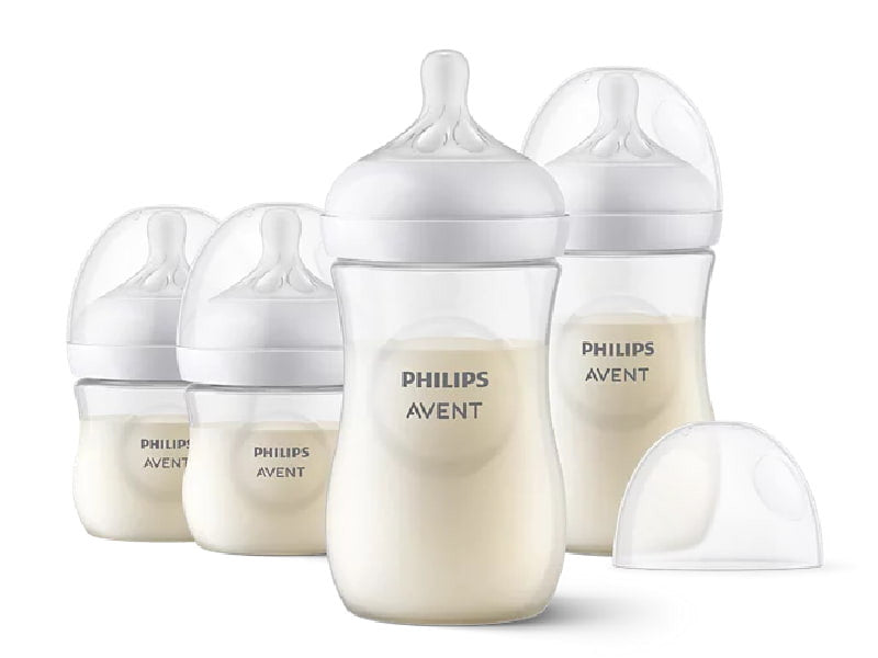 Philips Avent Natural Response Set Biberon din plastic 2buc 125ml + 2buc 260ml SCD838/30