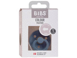 BIBS Suzeta Colour Latex in Ambalaj Eco, Tetina Rotunda, 0 luni+ Petrol