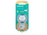 Baboo suzeta silicon rotunda albastra 6M+ Calmy N2 5-052