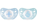 Соска Chicco Physio Air Blue силиконовая 0-6M, 2шт 750302